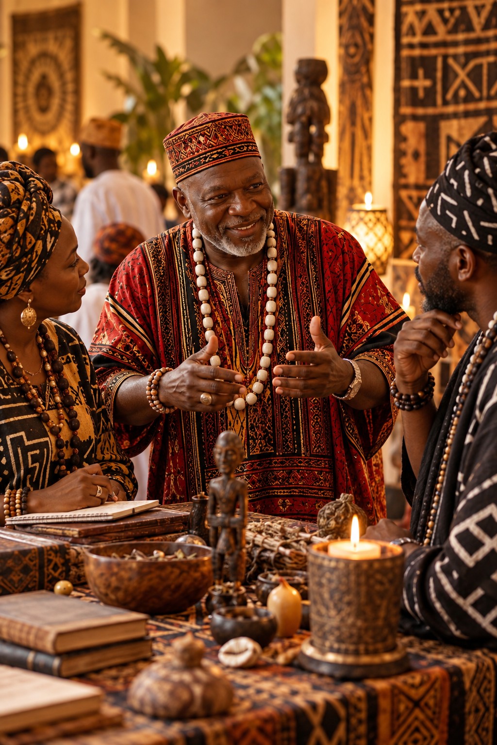 Parcours, rencontres et échanges de connaissances de Marabout Baguema