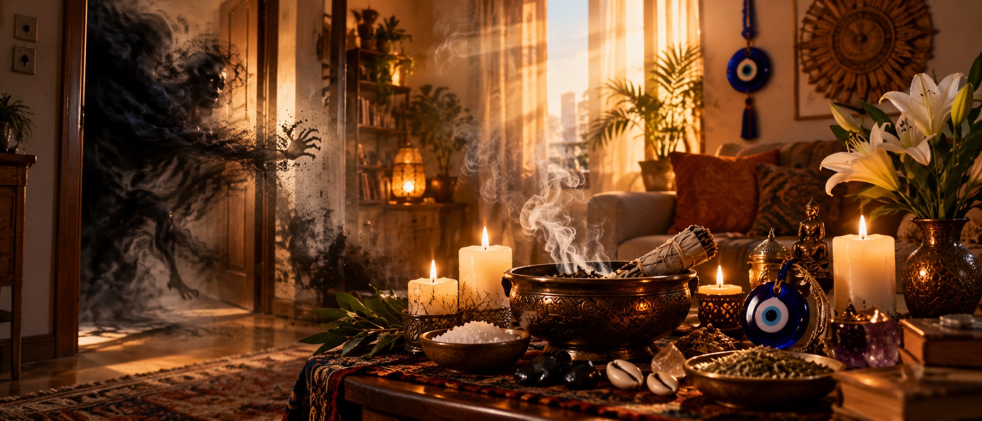 Purification spirituelle d'un logement et mauvaises ondes
