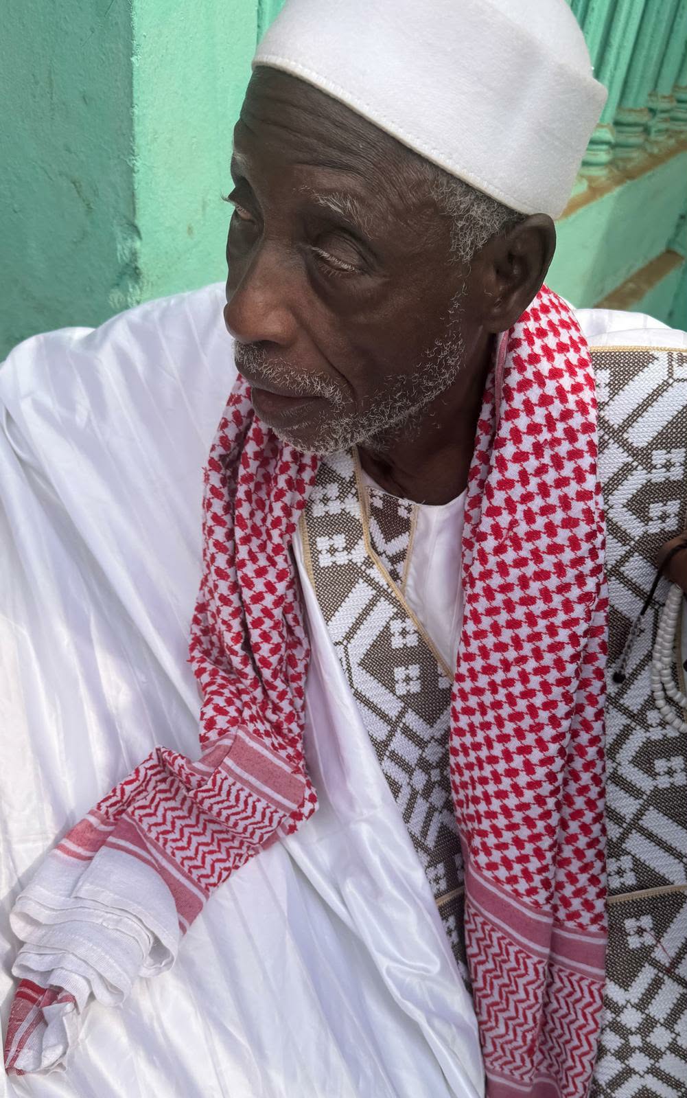 Portrait d’un ancêtre de Marabout Baguema honoré pour la transmission familiale