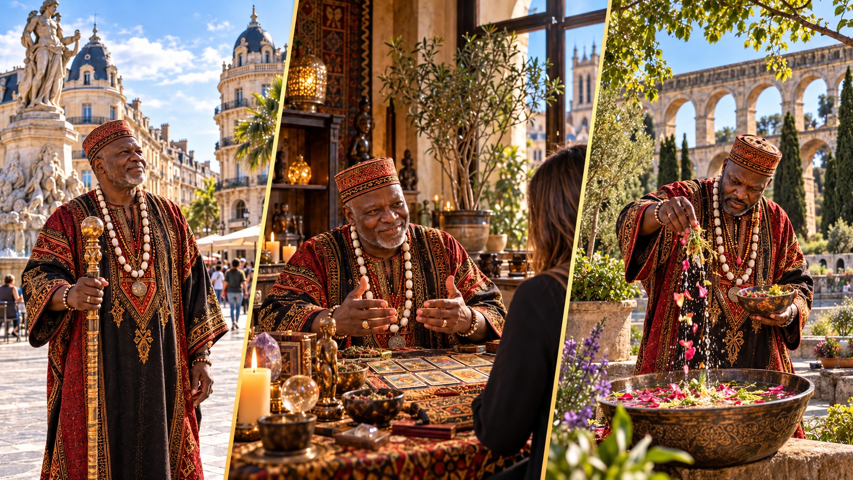 Marabout Baguema, voyant africain consultable depuis Montpellier pour retour affectif et maraboutage traditionnel