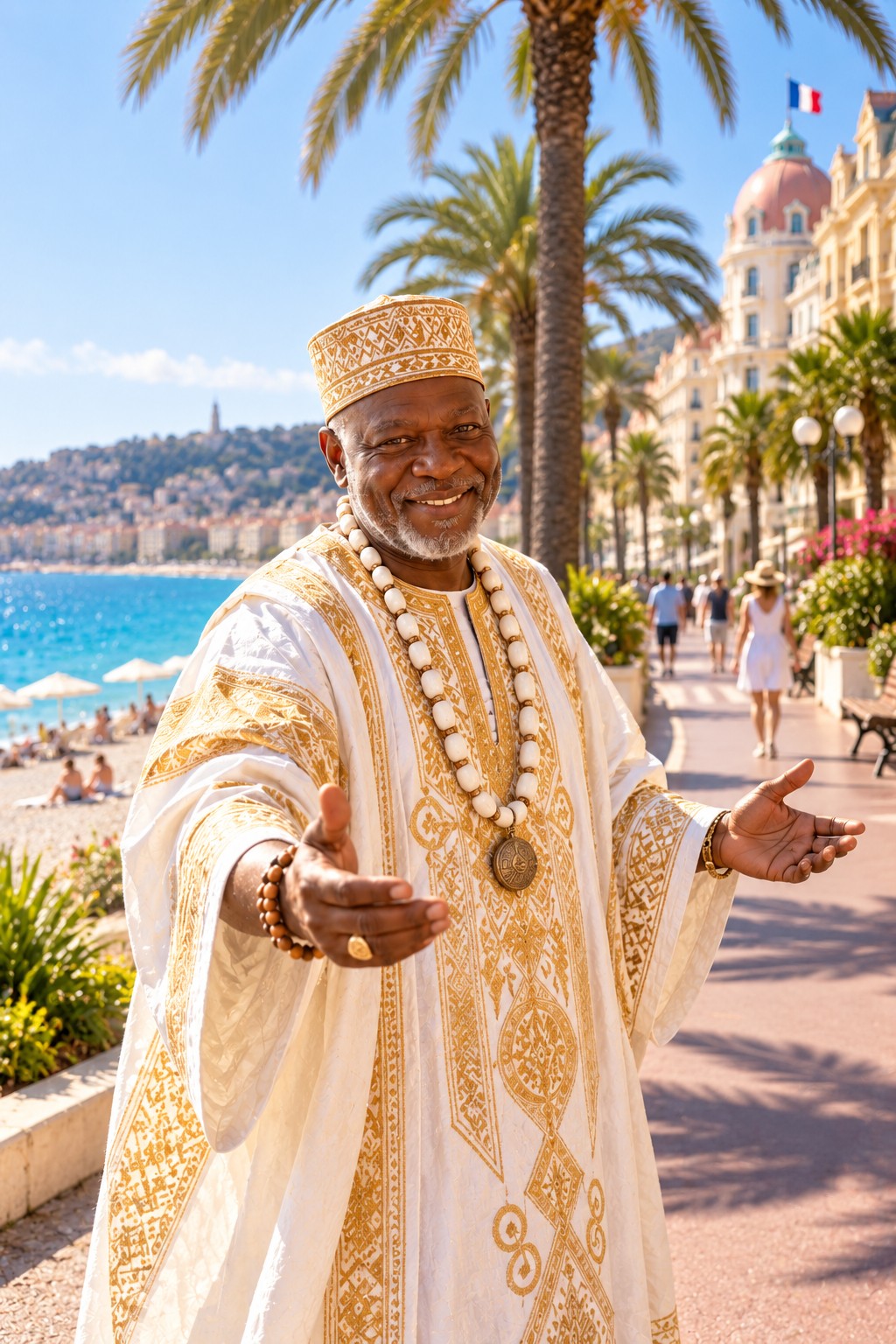 Portrait de Marabout Baguema consultable depuis Nice