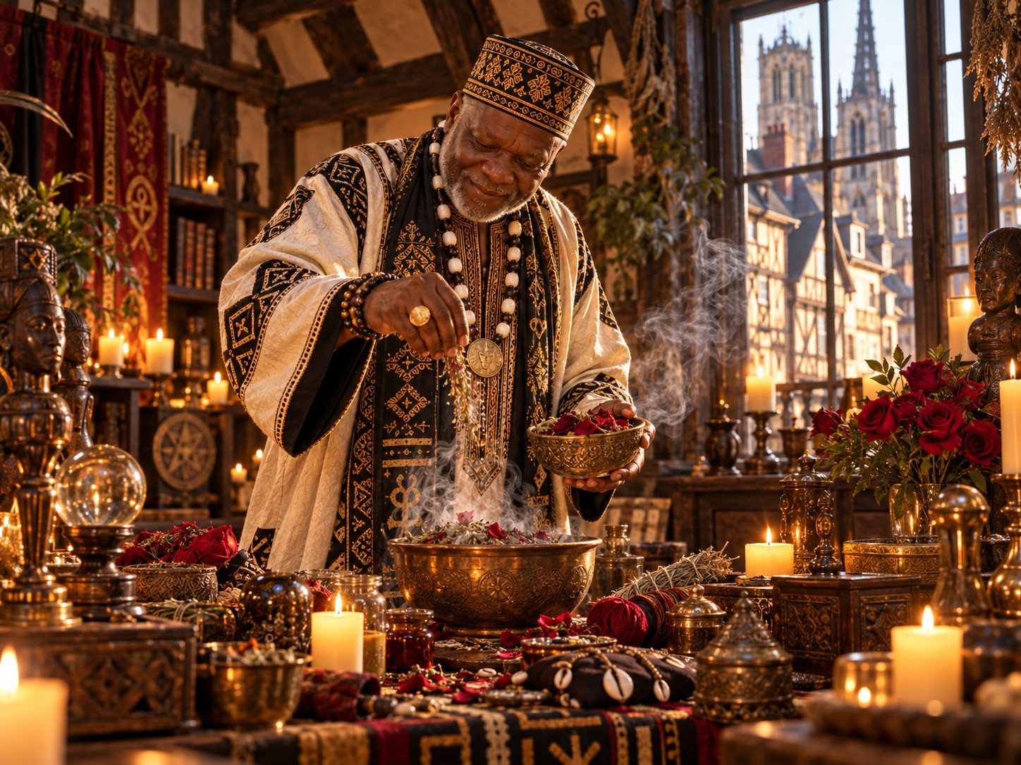 Marabout Baguema consultable depuis Rouen comme marabout africain, voyant et médium